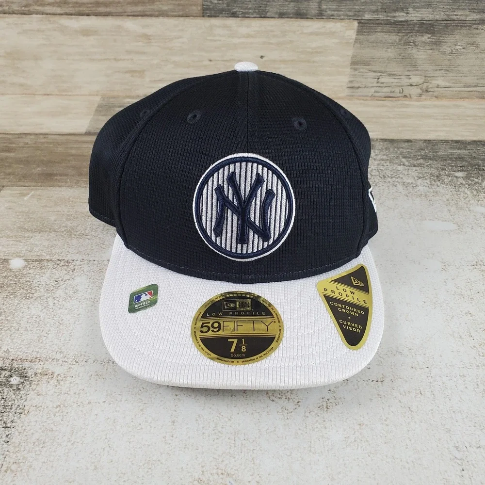 NEW YORK YANKEES New Era 59FIFTY Fitted Hat Sz 7 1/8 MLB Baseball